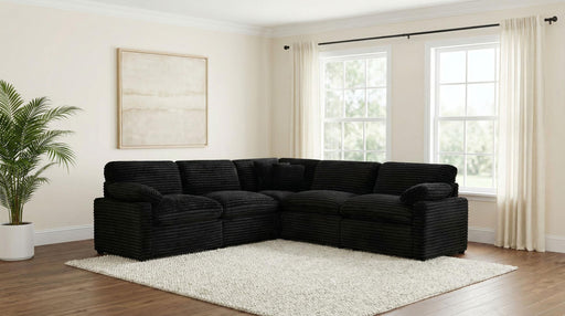 Collins 5-piece Modular Power Reclining Sectional Black - 610360P