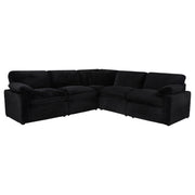 Collins 5-piece Modular Power Reclining Sectional Black - 610360P