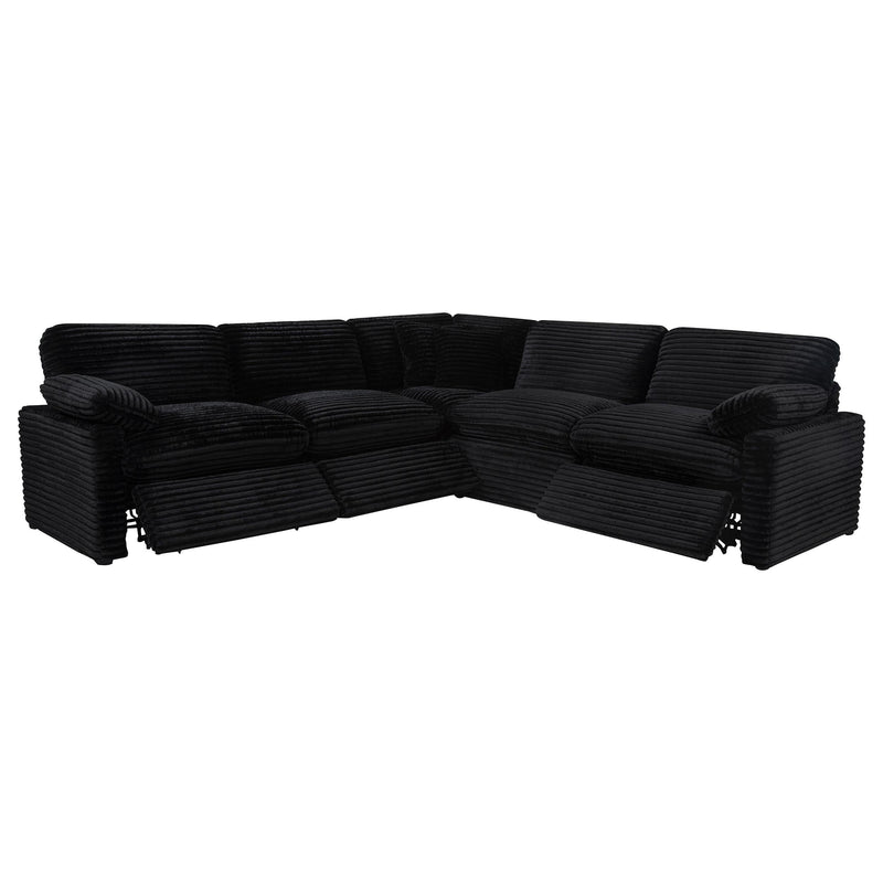 Collins 5-piece Modular Power Reclining Sectional Black - 610360P