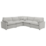 Collins 5-piece Modular Power Reclining Sectional Grey - 609560P