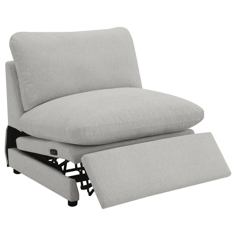 Collins 5-piece Modular Power Reclining Sectional Grey - 609560P