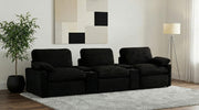 Collins 5-Piece Power Reclining Home Theater Seating Black - 610361PT