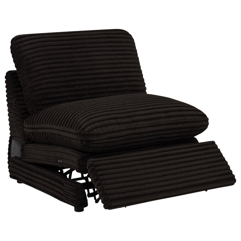 Collins 5-Piece Power Reclining Home Theater Seating Chocolate Brown - 610351PT