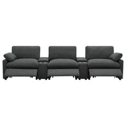 Collins 5-Piece Power Reclining Home Theater Seating Dark Grey - 609531PT
