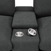 Collins 5-Piece Power Reclining Home Theater Seating Dark Grey - 609531PT