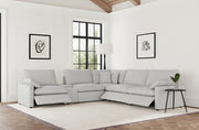 Collins 6-piece Modular Power Reclining Sectional Grey - 609560P-SET