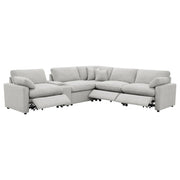Collins 6-piece Modular Power Reclining Sectional Grey - 609560P-SET
