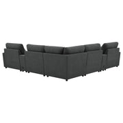 Collins 7-piece Modular Power Reclining Sectional Dark Grey - 609530P-SETA