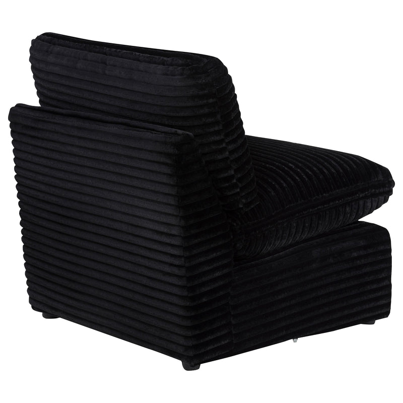 Collins Modular Armless Chair Black - 610360AC