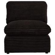 Collins Modular Armless Chair Chocolate Brown - 610350AC