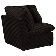 Collins Modular Corner Chair Chocolate Brown - 610350CRN