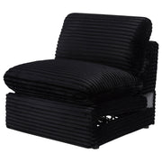 Collins Modular Power Armless Recliner Black - 610360ARP