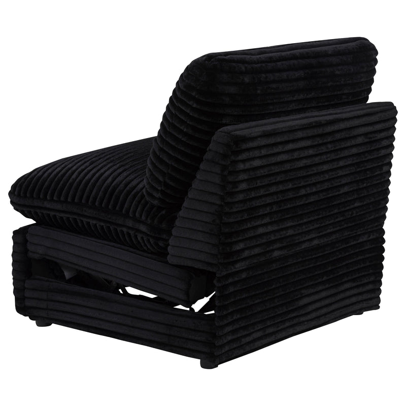 Collins Modular Power Armless Recliner Black - 610360ARP