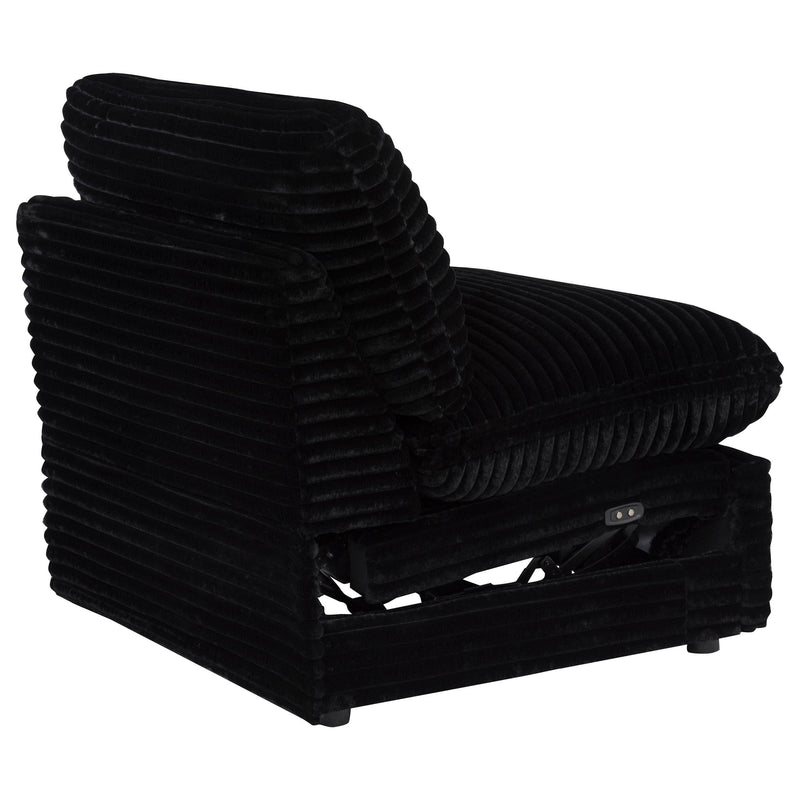 Collins Modular Power Armless Recliner Black - 610360ARP