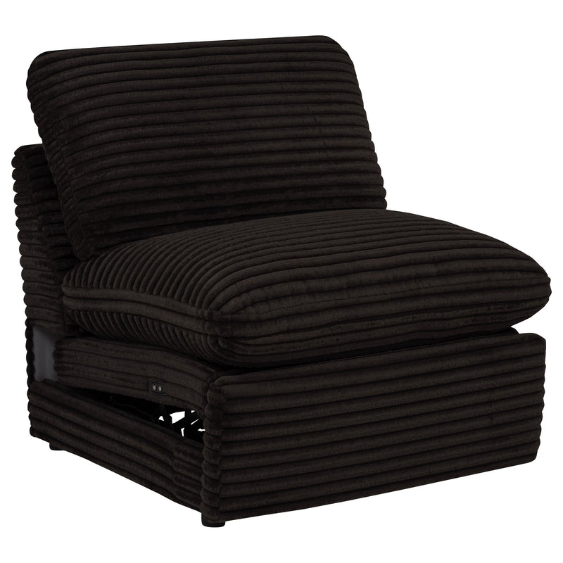 Collins Modular Power Armless Recliner Chocolate Brown - 610350ARP