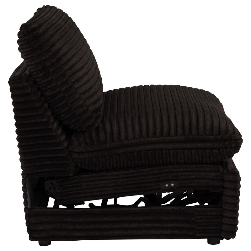 Collins Modular Power Armless Recliner Chocolate Brown - 610350ARP
