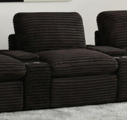 Collins Modular Power Armless Recliner Chocolate Brown - 610350ARP