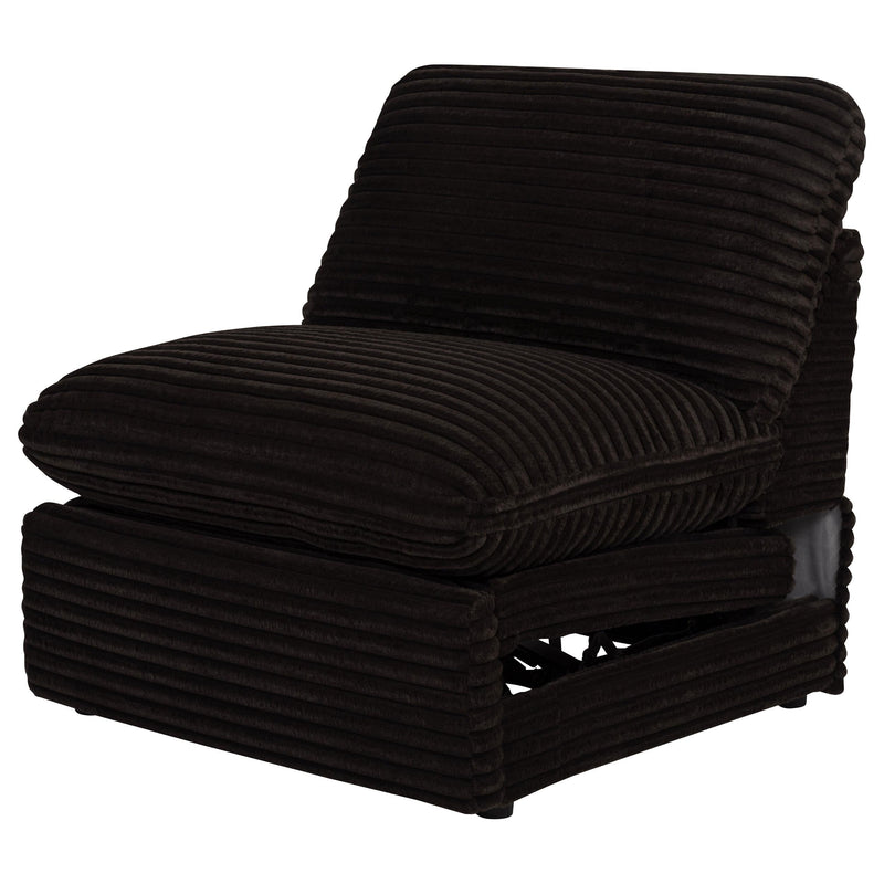 Collins Modular Power Armless Recliner Chocolate Brown - 610350ARP