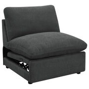 Collins Modular Power Armless Recliner Dark Grey - 609530ARP