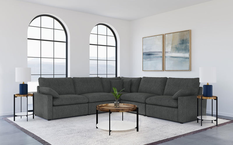 Collins Modular Power Armless Recliner Dark Grey - 609530ARP