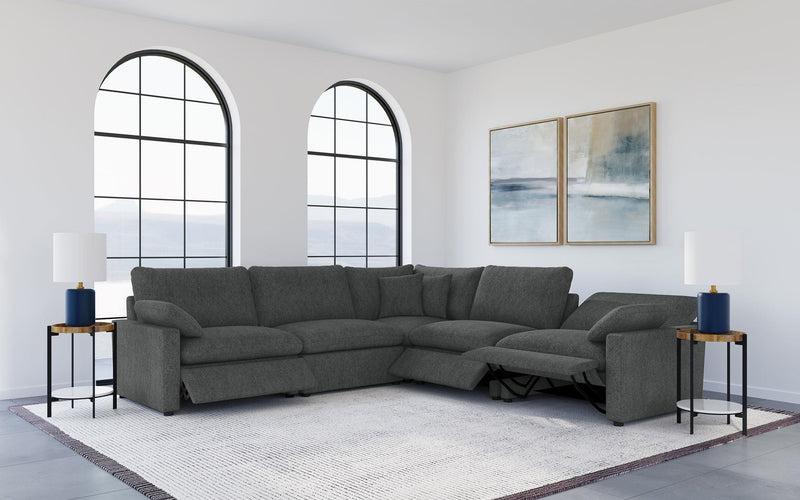 Collins Modular Power Armless Recliner Dark Grey - 609530ARP