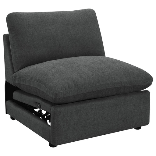 Collins Modular Power Armless Recliner Dark Grey - 609530ARP