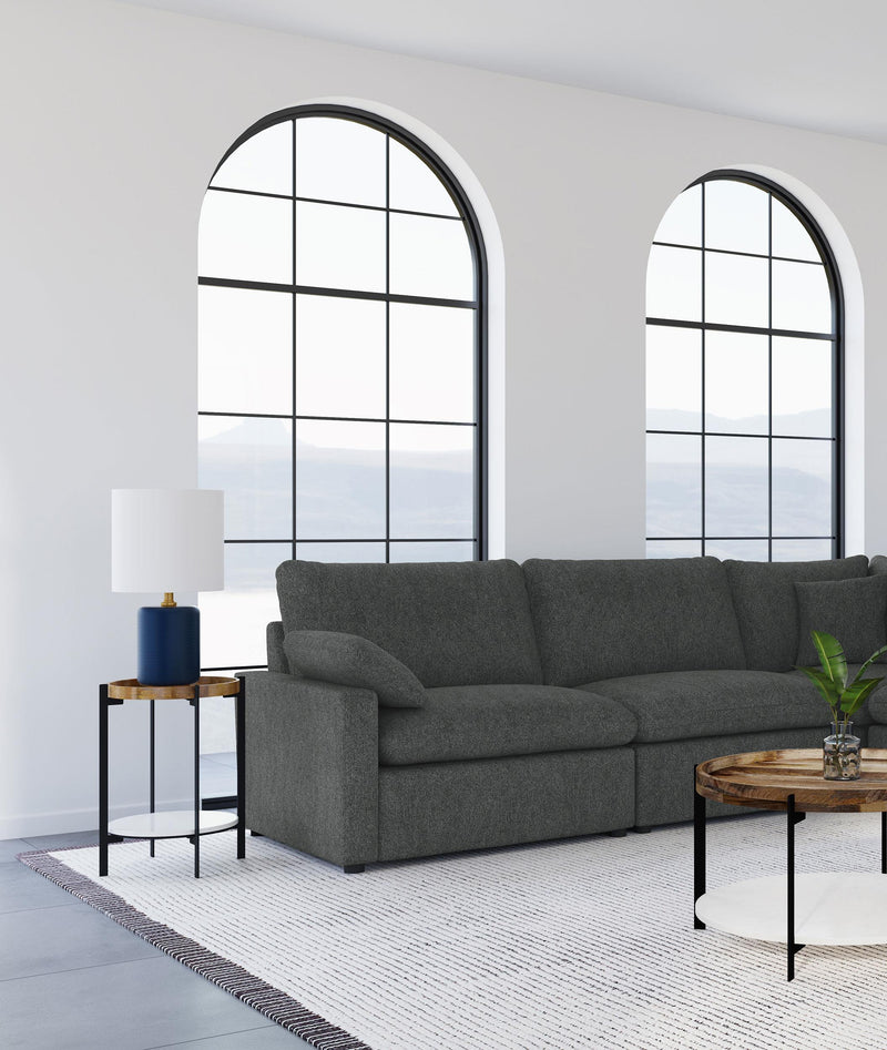Collins Modular Power Armless Recliner Dark Grey - 609530ARP