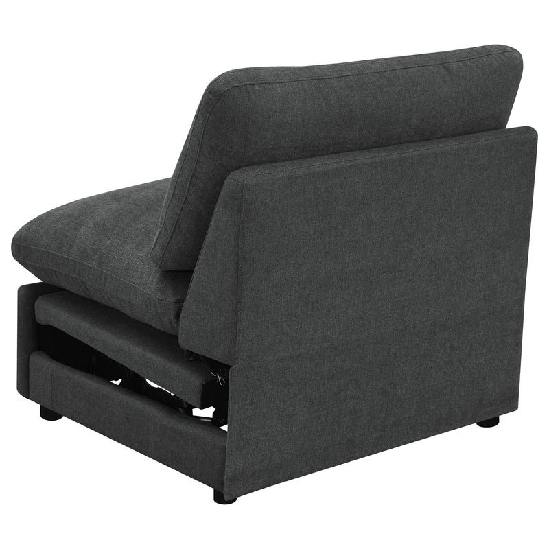 Collins Modular Power Armless Recliner Dark Grey - 609530ARP