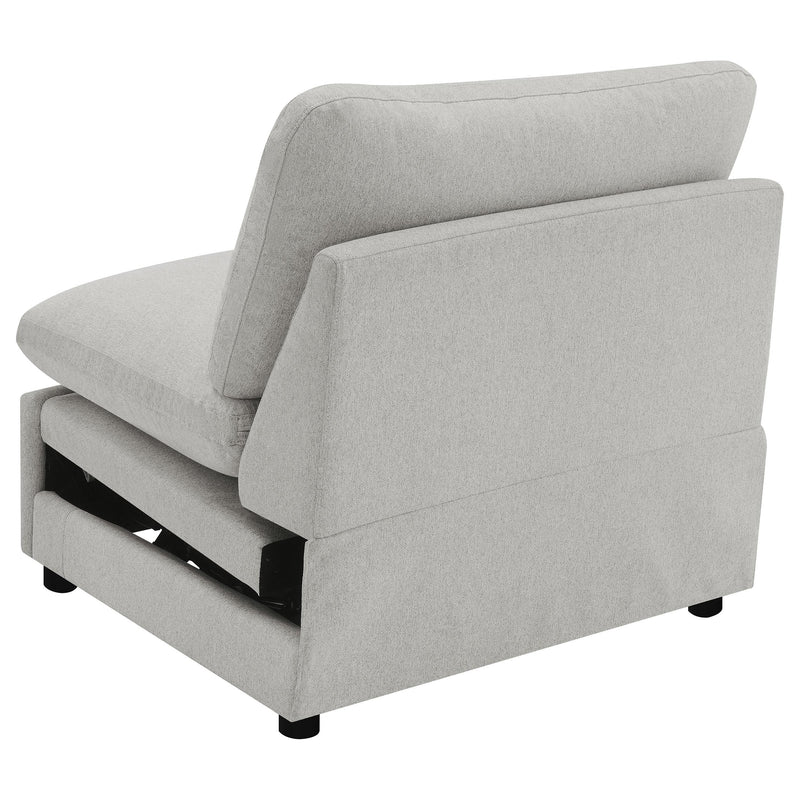 Collins Modular Power Armless Recliner Grey - 609560ARP