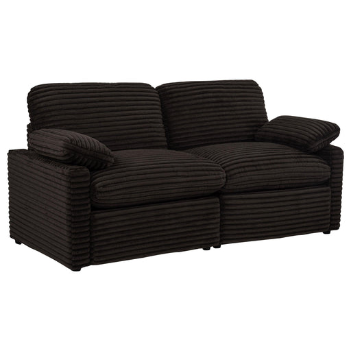 Collins Modular Power Loveseat Chocolate Brown - 610352P