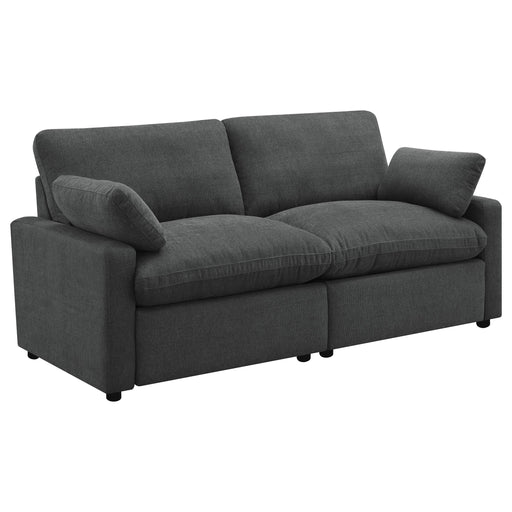Collins Modular Power Loveseat Dark Grey - 609532P