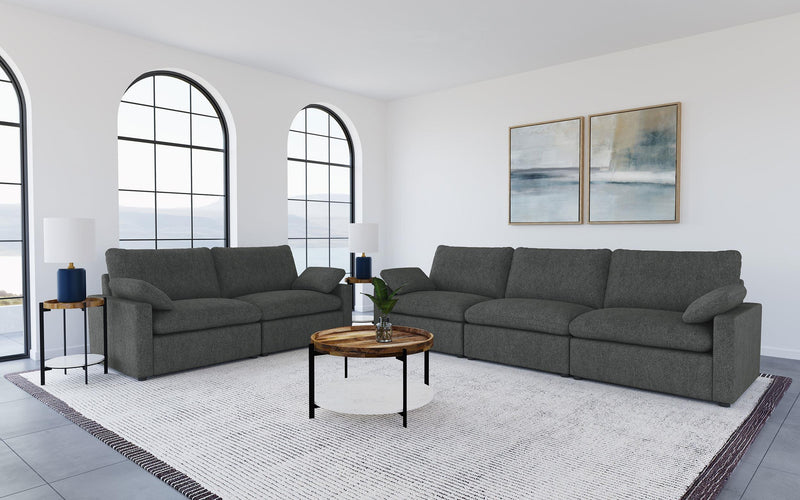 Collins Modular Power Sofa Dark Grey - 609531P