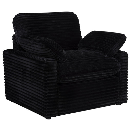 Collins Upholstered Power Recliner Chair Black - 610363P