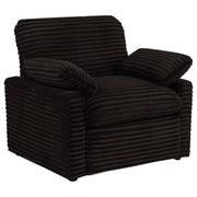Collins Upholstered Power Recliner Chair Chocolate Brown - 610353P