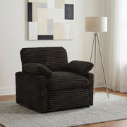 Collins Upholstered Power Recliner Chair Chocolate Brown - 610353P