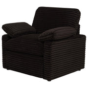 Collins Upholstered Power Recliner Chair Chocolate Brown - 610353P