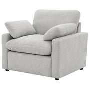 Collins Upholstered Power Recliner Chair Grey - 609563P