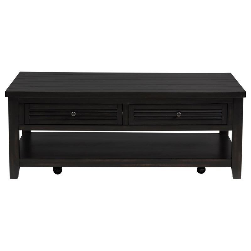 Concord 2-piece Coffee and End Table Set Distressed Java - 710578-S2