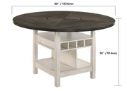 Conner Chalk/Gray Counter Height Dining Set - Lara FurnitureCounter Height Set