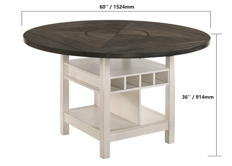 Conner Chalk/Gray Counter Height Dining Set - Lara FurnitureCounter Height Set