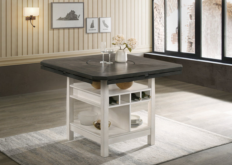 Conner Chalk/Gray Counter Height Dining Set - Lara FurnitureCounter Height Set