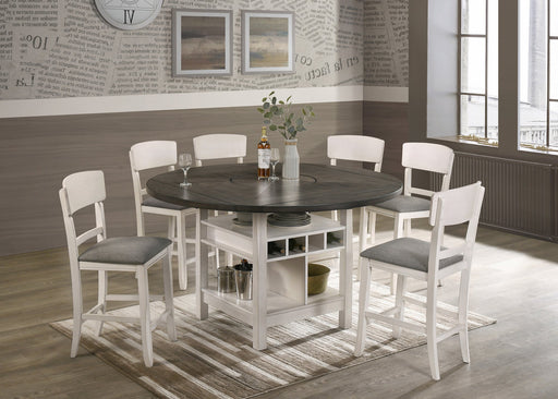Conner Chalk/Gray Counter Height Dining Set - Lara FurnitureCounter Height Set
