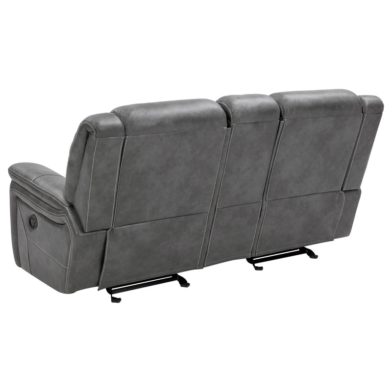 Conrad Gray Reclining Living Room Set