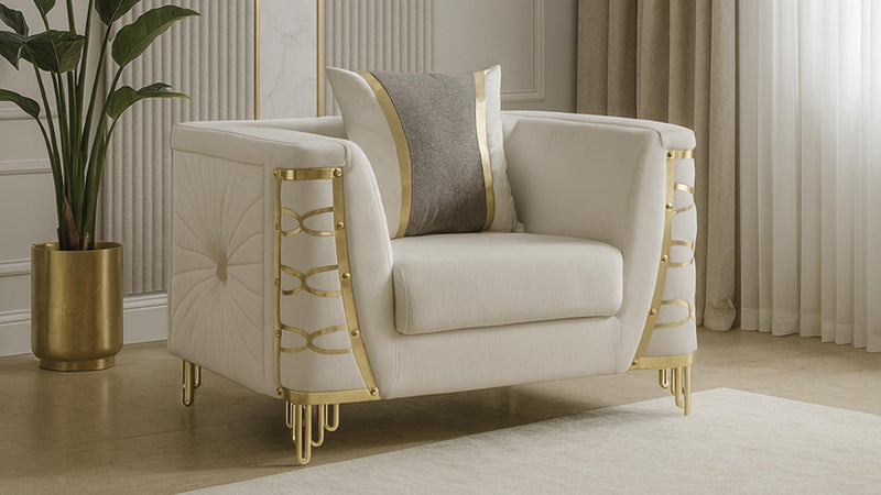 Contessa Chair Beige - Contessa Chair Beige