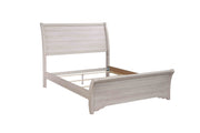 Coralee Chalk/Gray Queen Sleigh Bed - Lara FurnitureQueen Bed