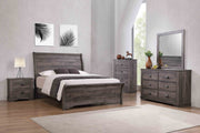 Coralee Gray Sleigh Bedroom Set - Lara FurnitureBedroom Set