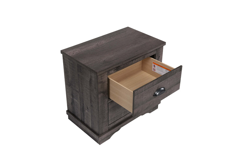 Coralee Gray Sleigh Bedroom Set - Lara FurnitureBedroom Set