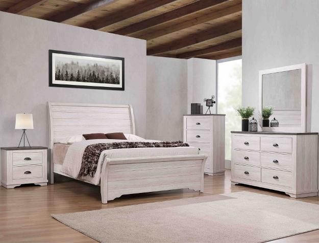 Coralee White Dresser - Lara FurnitureDresser