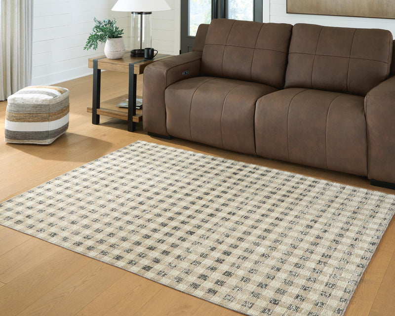 Cordner Jute/Black/Ivory Medium Rug - R408852