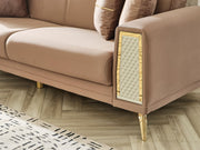 Cordoba Convertible Sofa in Beige - 200-SER-COR-ANKA153-3